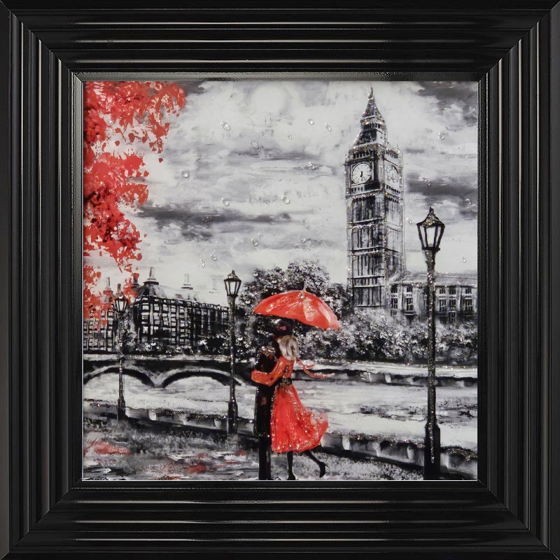 London Blossoms in Red
