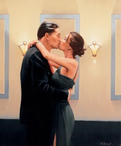 Betrayal - First Kiss by Jack Vettriano
