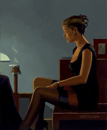 Queen of Diamonds II by Jack Vettriano