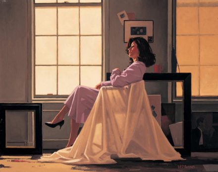 Winter Light and Lavender by Jack Vettriano