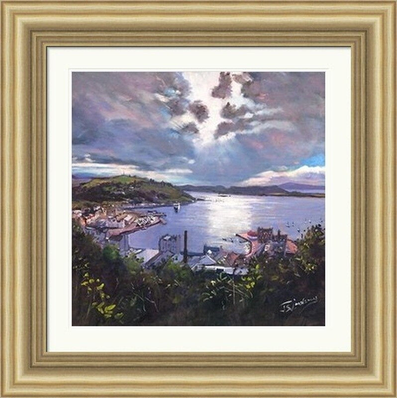 Oban Vista from McCaigs Folly by James Somerville Lindsay