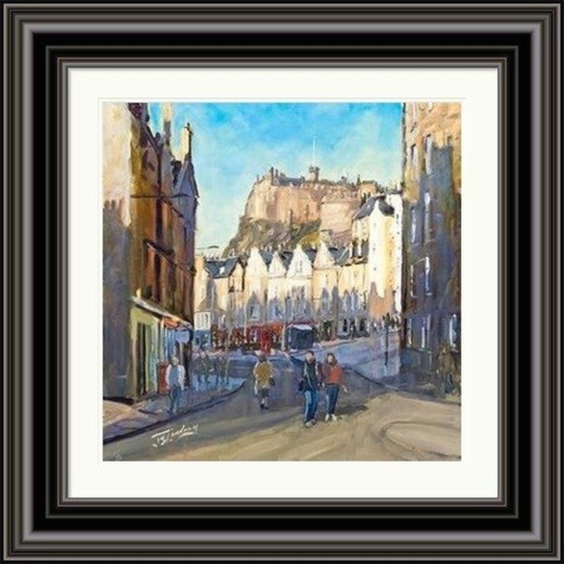 Good Morning, Grassmarket by James Somerville Lindsay