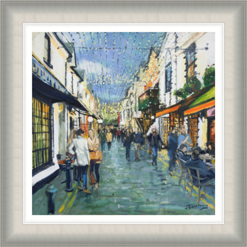 Friday Night Out, Ashton Lane by James Somerville Lindsay