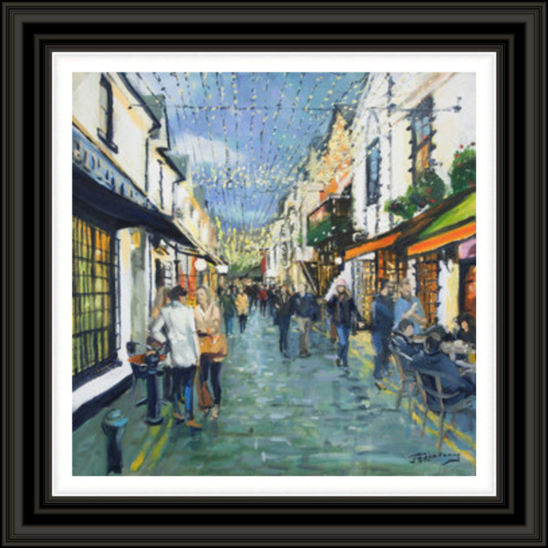 Friday Night Out, Ashton Lane by James Somerville Lindsay