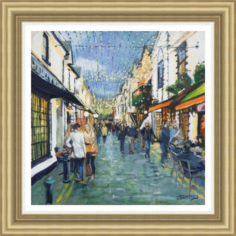 Friday Night Out, Ashton Lane by James Somerville Lindsay