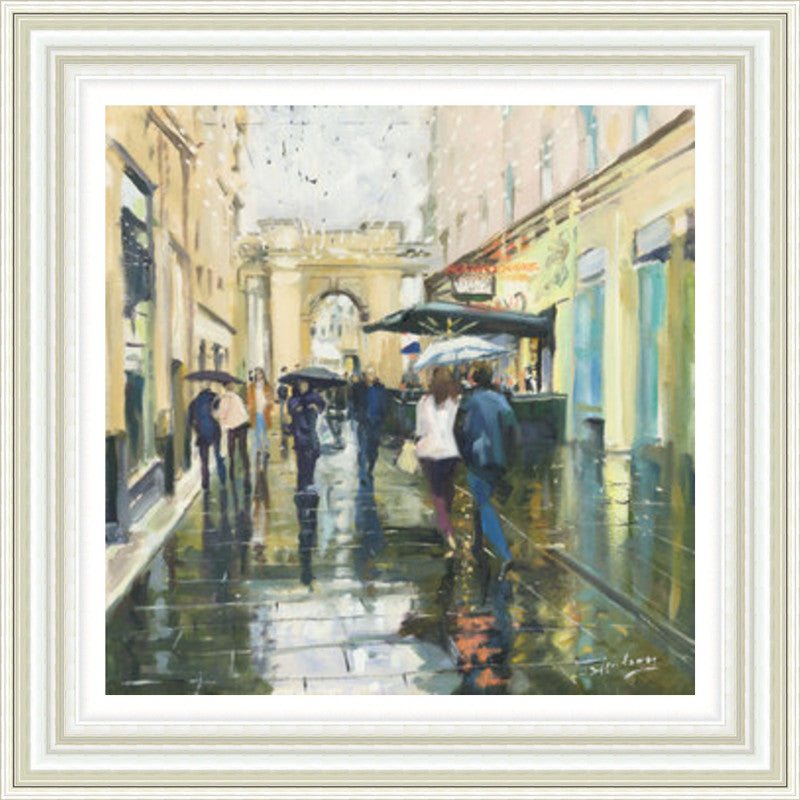 Saturday Showers, Rogano by James Somerville Lindsay