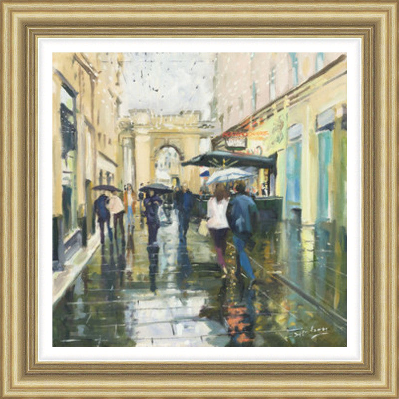 Saturday Showers, Rogano by James Somerville Lindsay