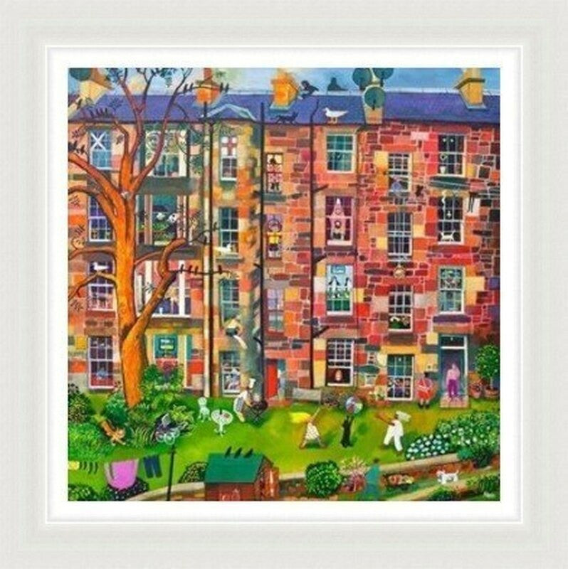 Glasgow Tenements by Rob Hain