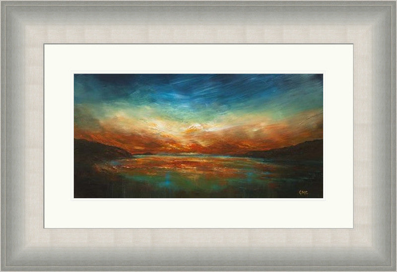 Flaming Light over Calgary by Grace Cameron