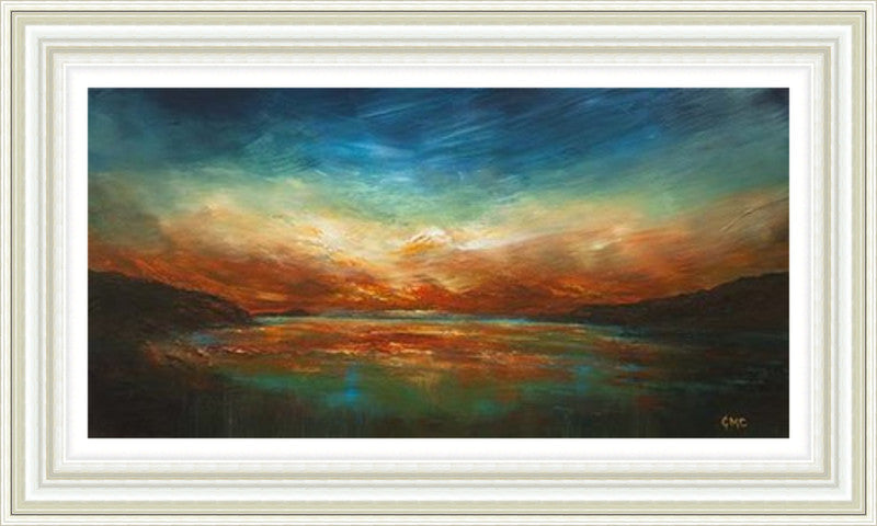 Flaming Light over Calgary by Grace Cameron