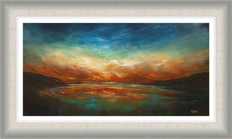 Flaming Light over Calgary by Grace Cameron