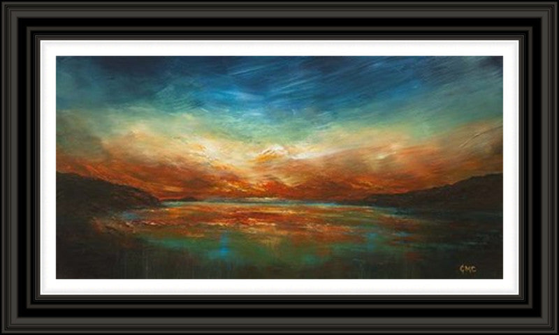 Flaming Light over Calgary by Grace Cameron