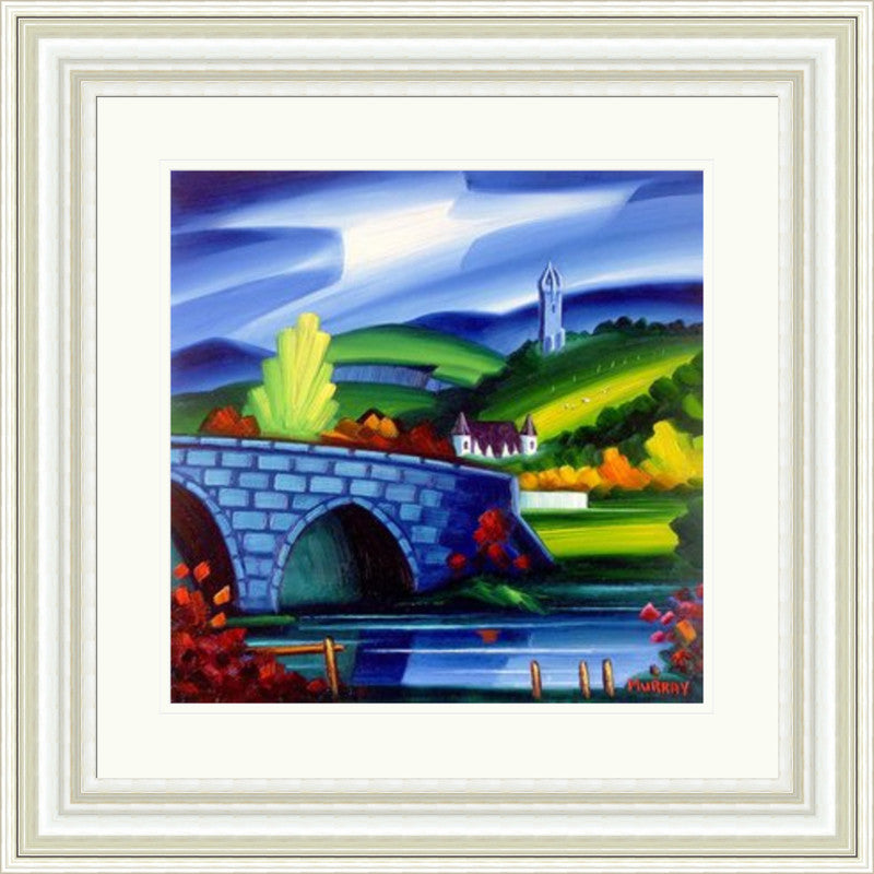 Stirling Bridge and Wallace Monument by Raymond Murray