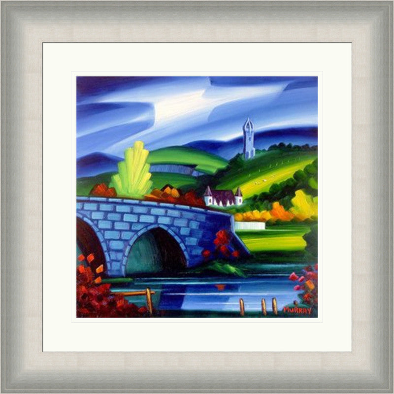 Stirling Bridge and Wallace Monument by Raymond Murray