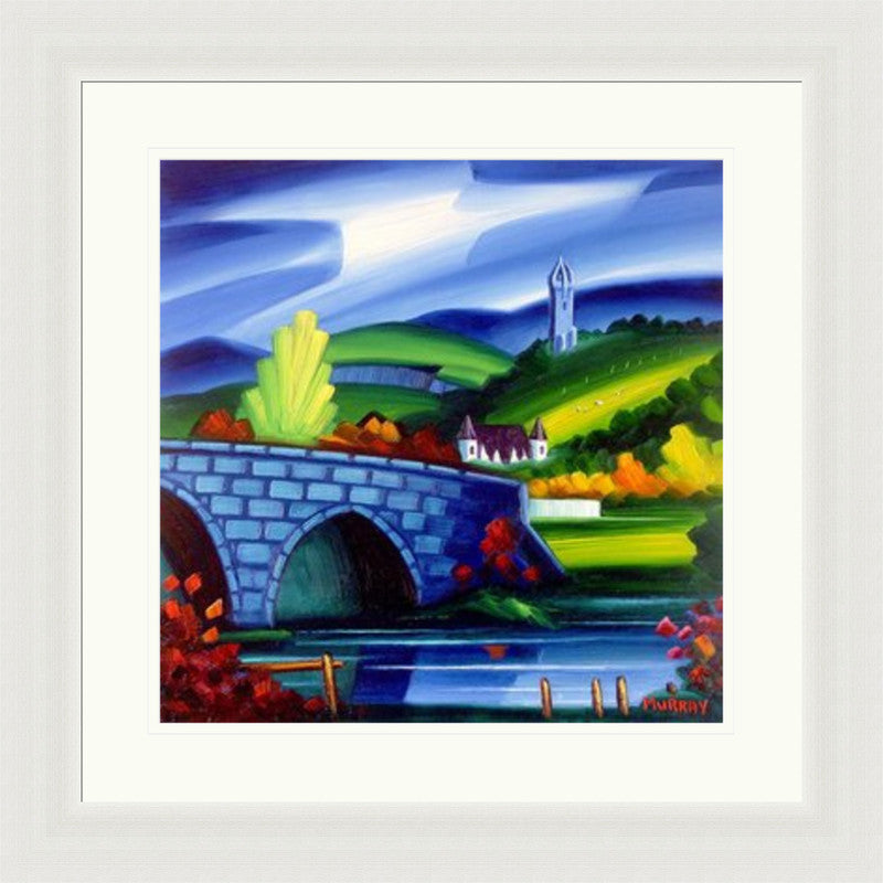 Stirling Bridge and Wallace Monument by Raymond Murray