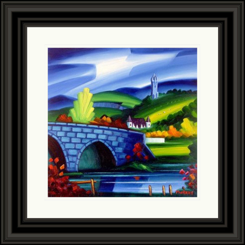 Stirling Bridge and Wallace Monument by Raymond Murray