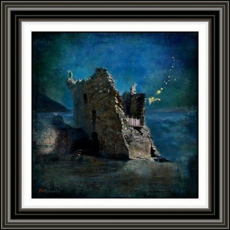 The Castle's Night Time Secret (Urquhart Castle) by Matylda Konecka