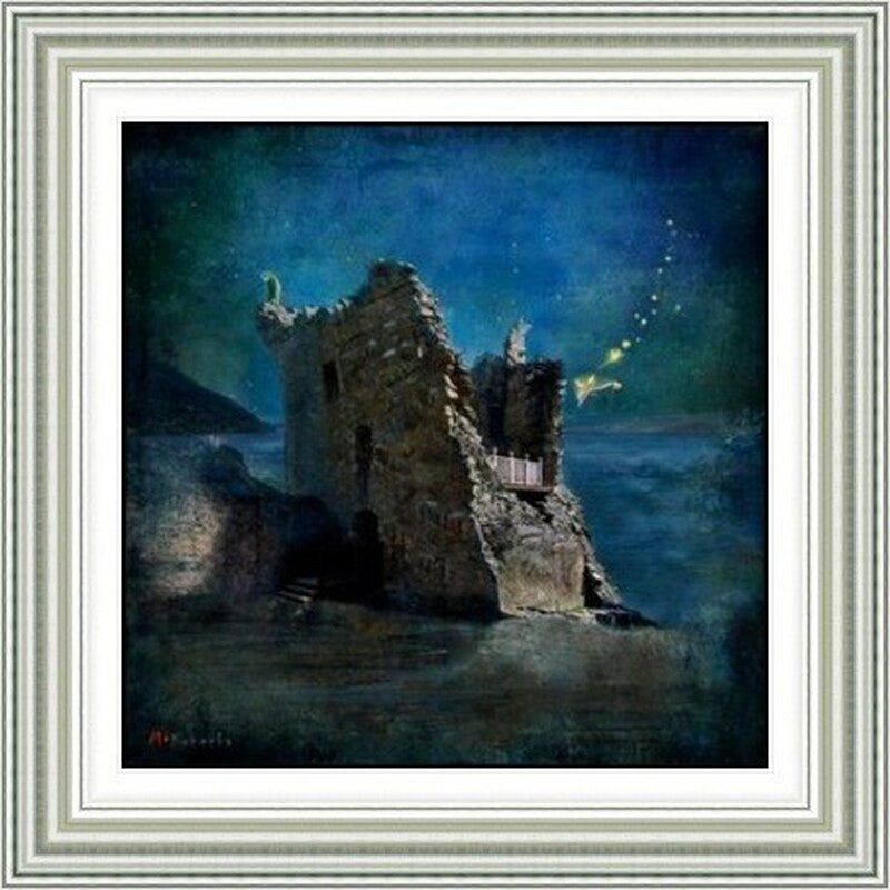 The Castle's Night Time Secret (Urquhart Castle) by Matylda Konecka