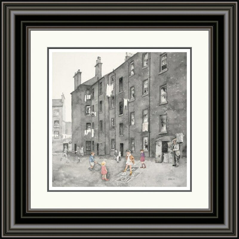Scottish Memories 2 (The Back Court, Glasgow Tenements)