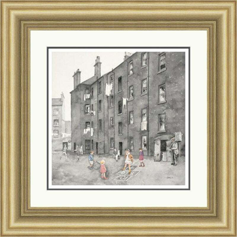 Scottish Memories 2 (The Back Court, Glasgow Tenements)