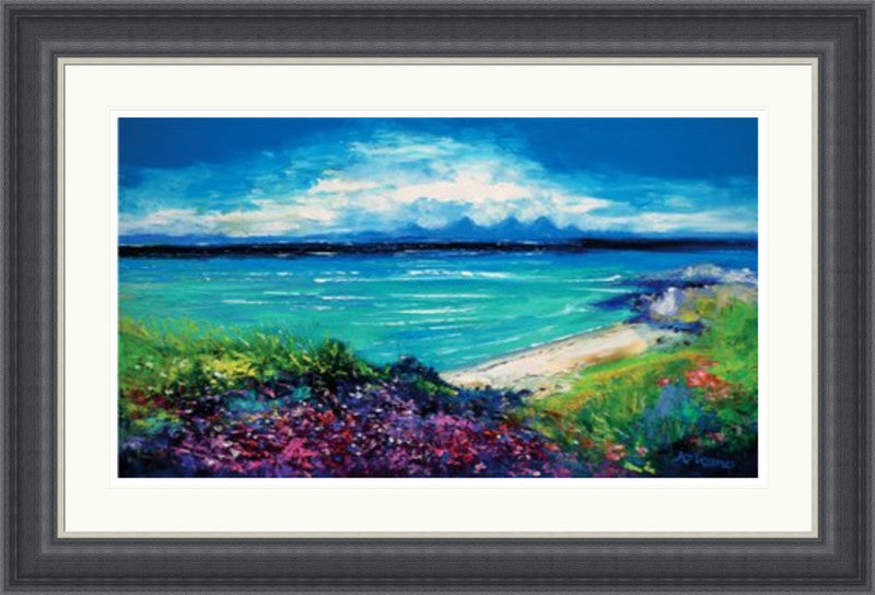 The Paps of Jura from Isle of Gigha by Jolomo