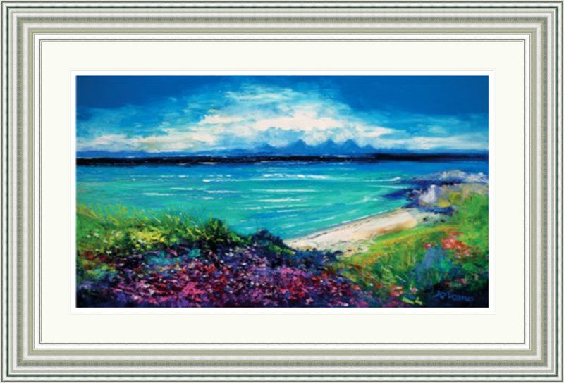 The Paps of Jura from Isle of Gigha by Jolomo