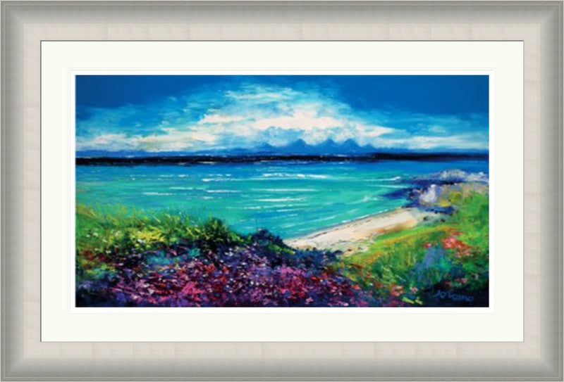 The Paps of Jura from Isle of Gigha by Jolomo