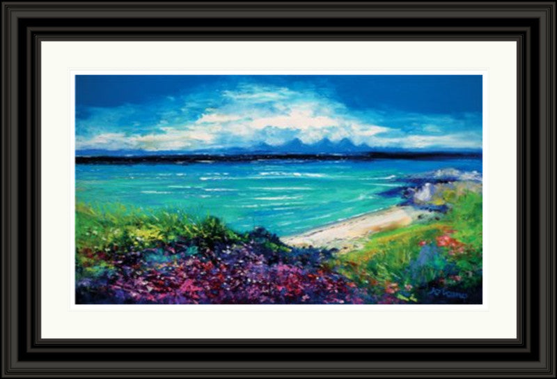 The Paps of Jura from Isle of Gigha by Jolomo