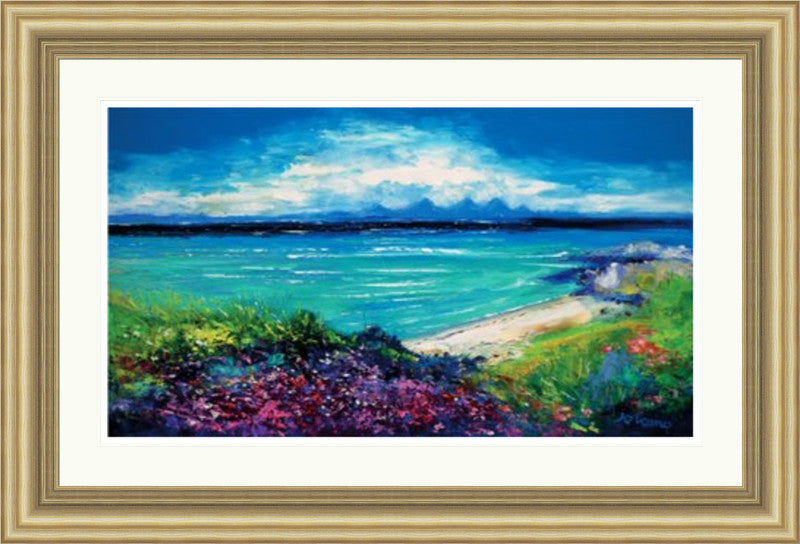 The Paps of Jura from Isle of Gigha by Jolomo