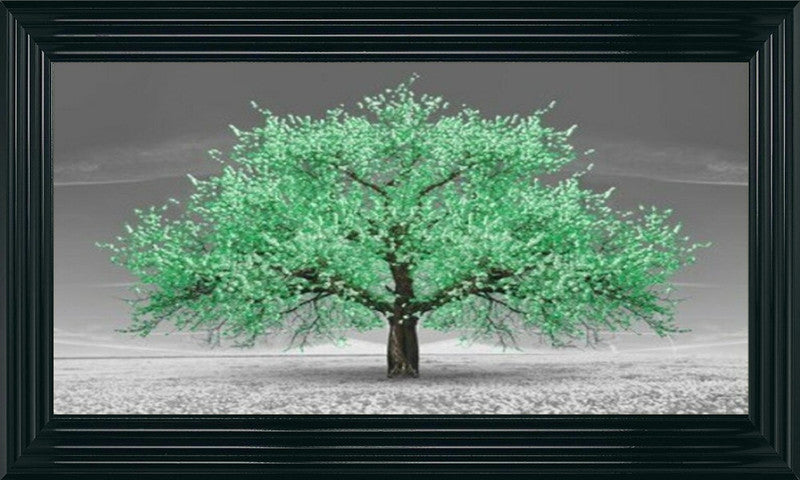 Green Cherry Blossom Tree