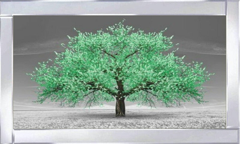 Green Cherry Blossom Tree