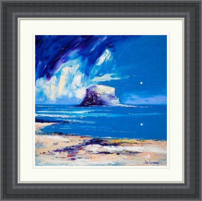 Light Rain on the Bass Rock by Jolomo