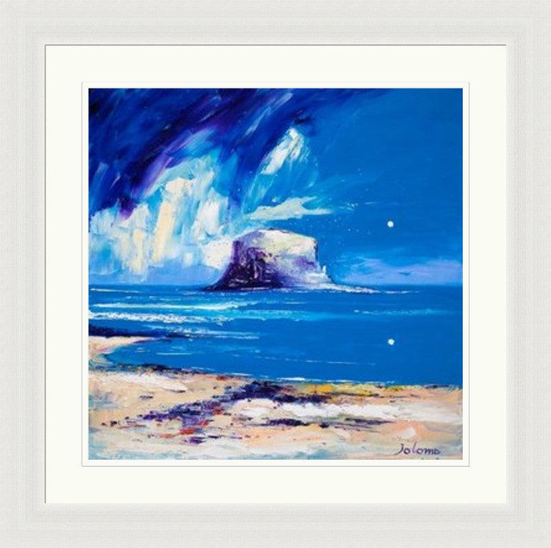 Light Rain on the Bass Rock by Jolomo