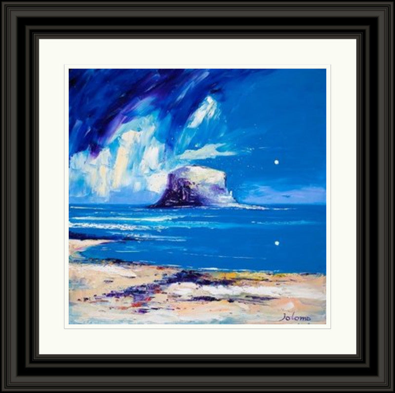 Light Rain on the Bass Rock by Jolomo