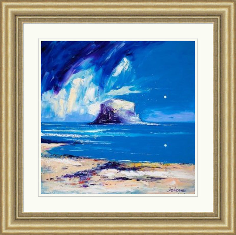 Light Rain on the Bass Rock by Jolomo