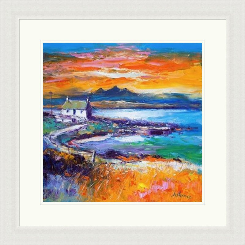 A Jura Sunset From Port Nan Gallan, Keills by Jolomo