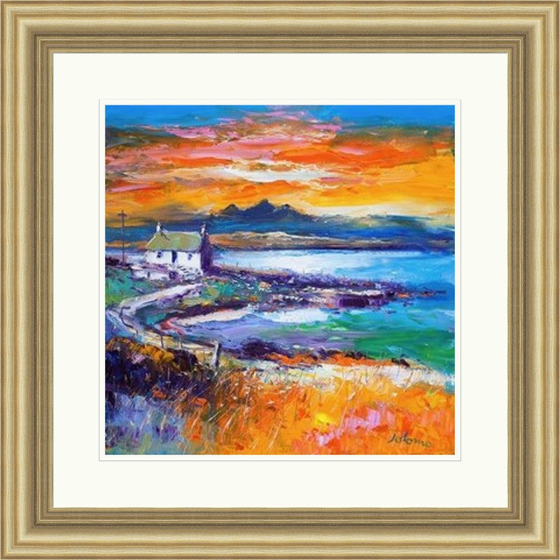 A Jura Sunset From Port Nan Gallan, Keills by Jolomo