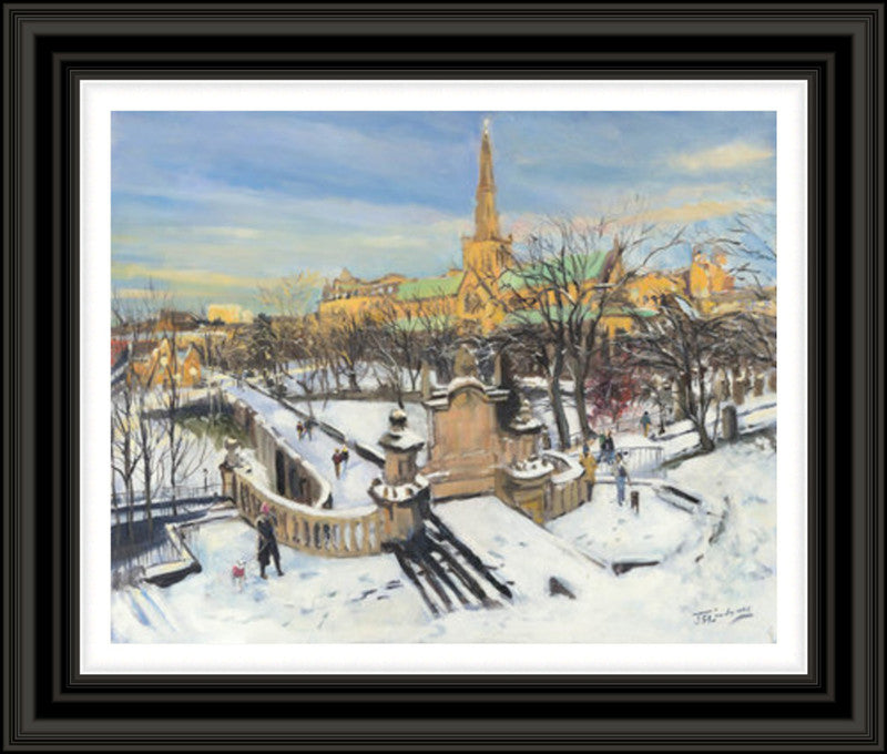 A Winter Morning on the Necropolis by James Somerville Lindsay