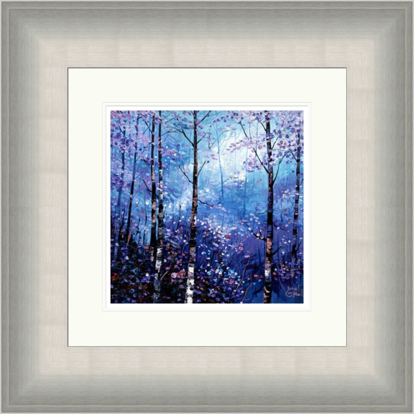 Silver Birches In Winter by Daniel Campbell