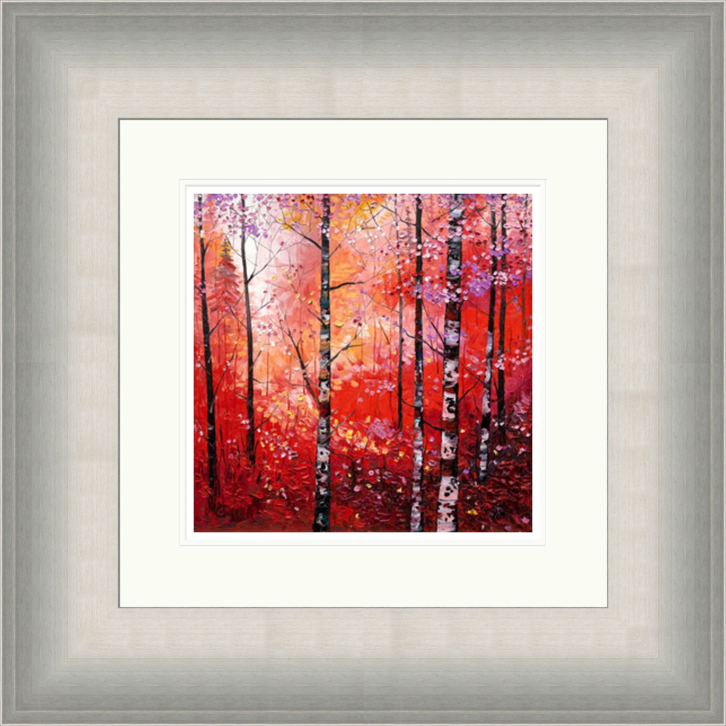 Silver Birches In Autumn by Daniel Campbell