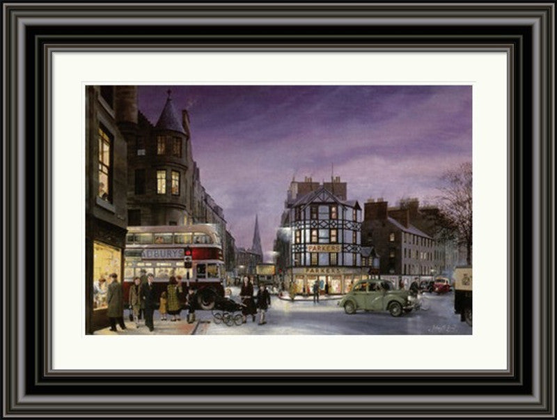 Bristo Street 1950s, Colour by John M Boyd