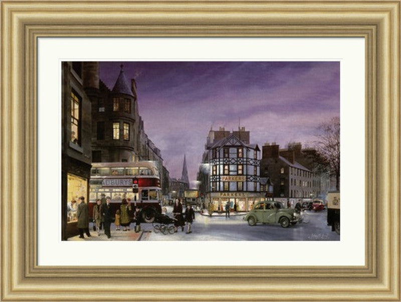 Bristo Street 1950s, Colour by John M Boyd