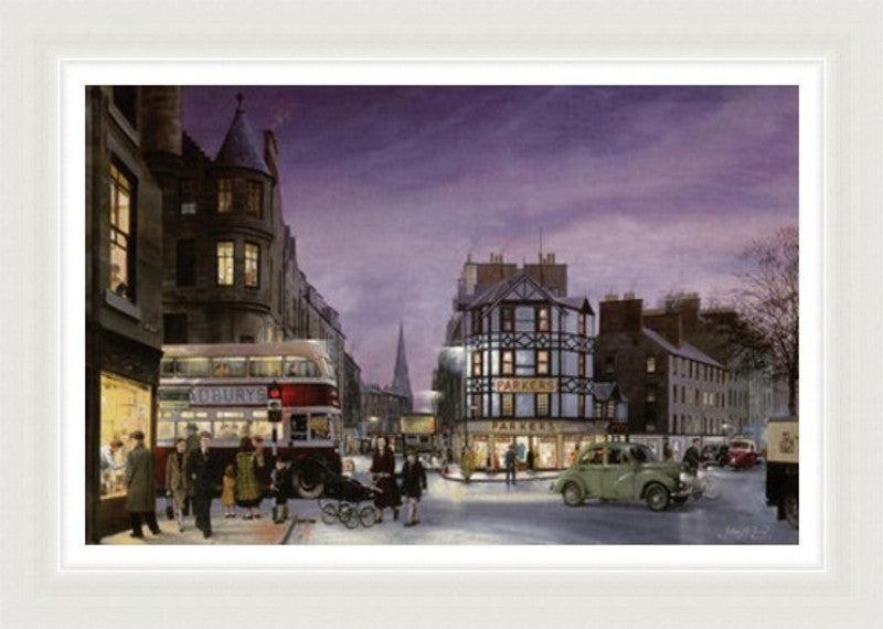 Bristo Street 1950s, Colour by John M Boyd