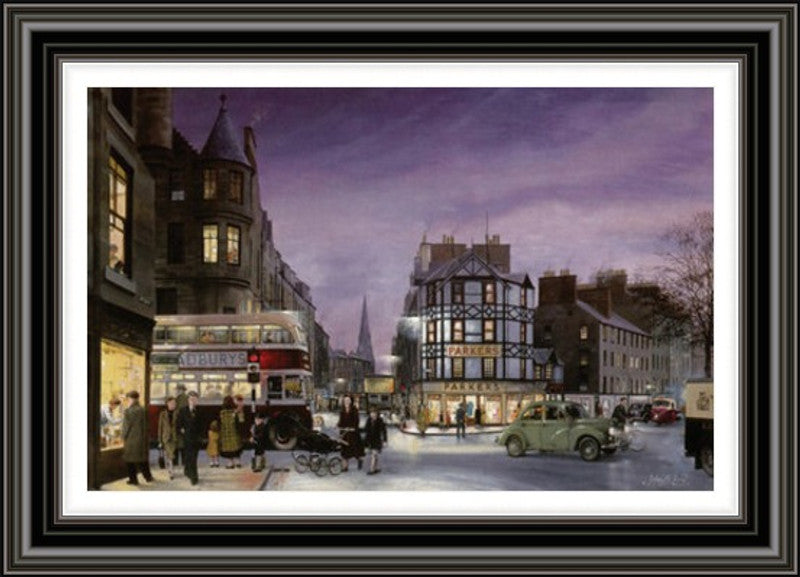 Bristo Street 1950s, Colour by John M Boyd