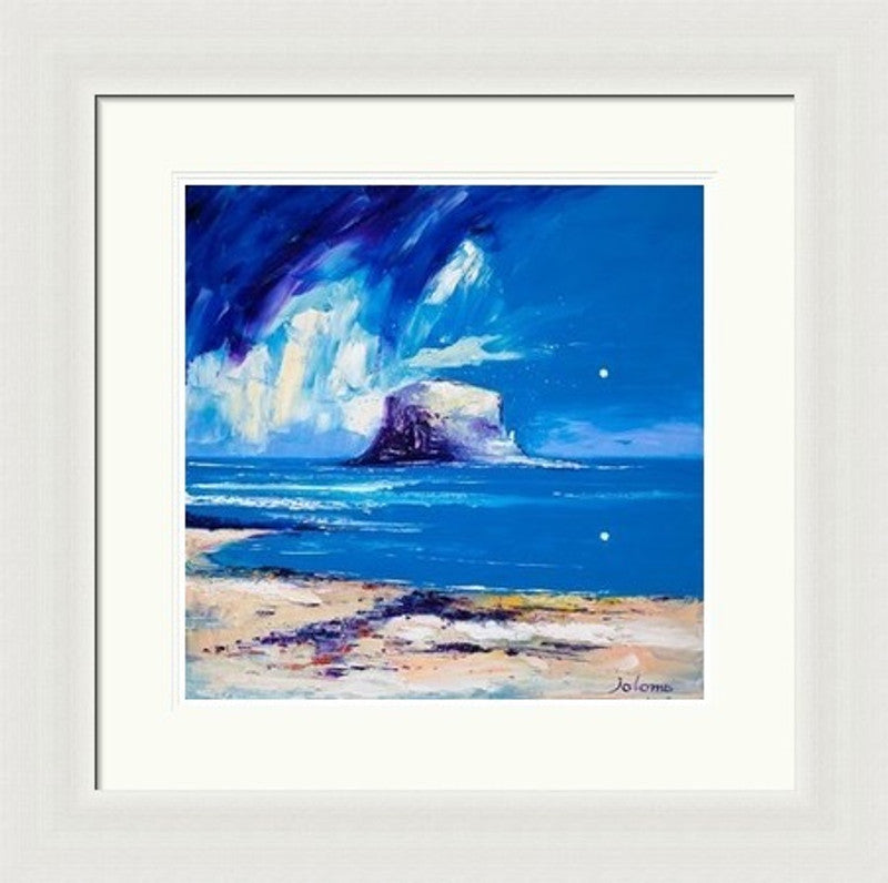 Light Rain on the Bass Rock by Jolomo