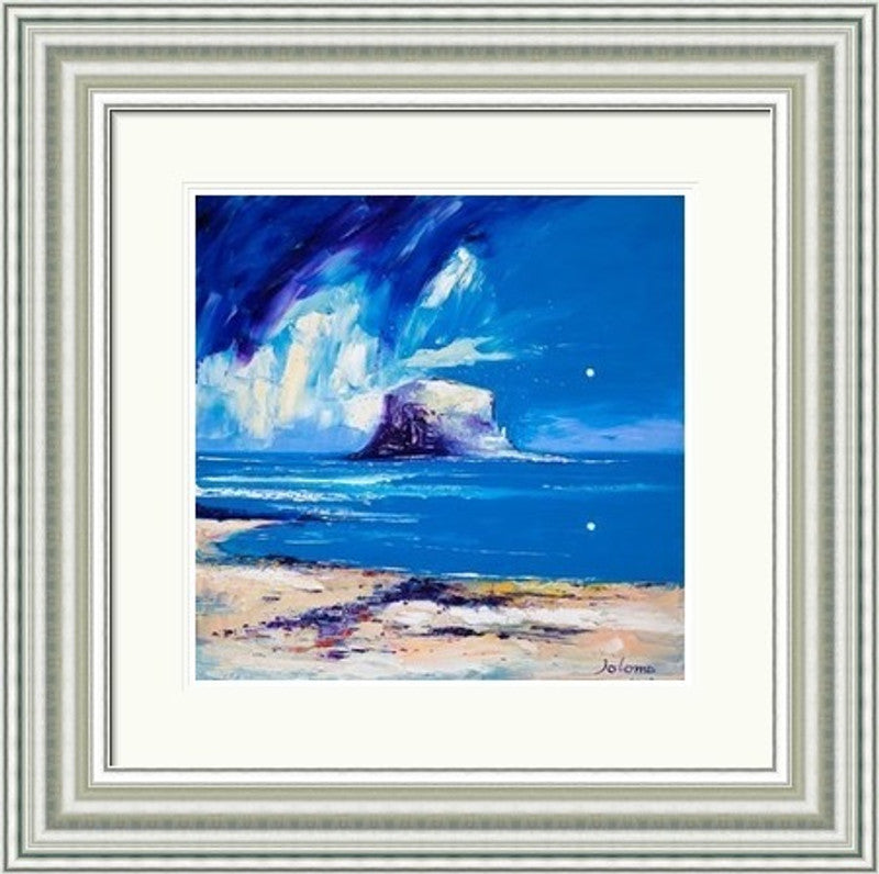 Light Rain on the Bass Rock by Jolomo