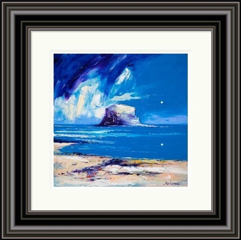 Light Rain on the Bass Rock by Jolomo