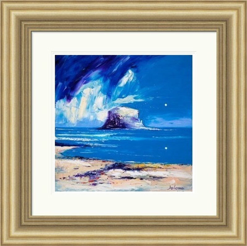 Light Rain on the Bass Rock by Jolomo