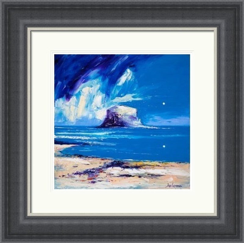 Light Rain on the Bass Rock by Jolomo
