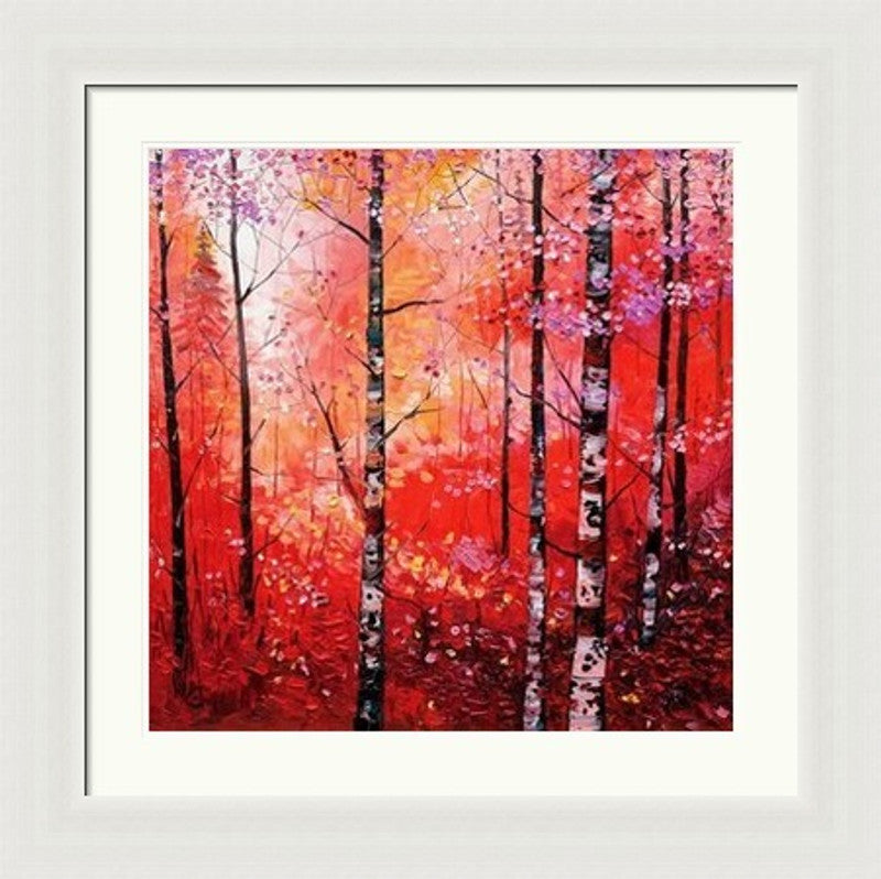 Silver Birches In Autumn by Daniel Campbell